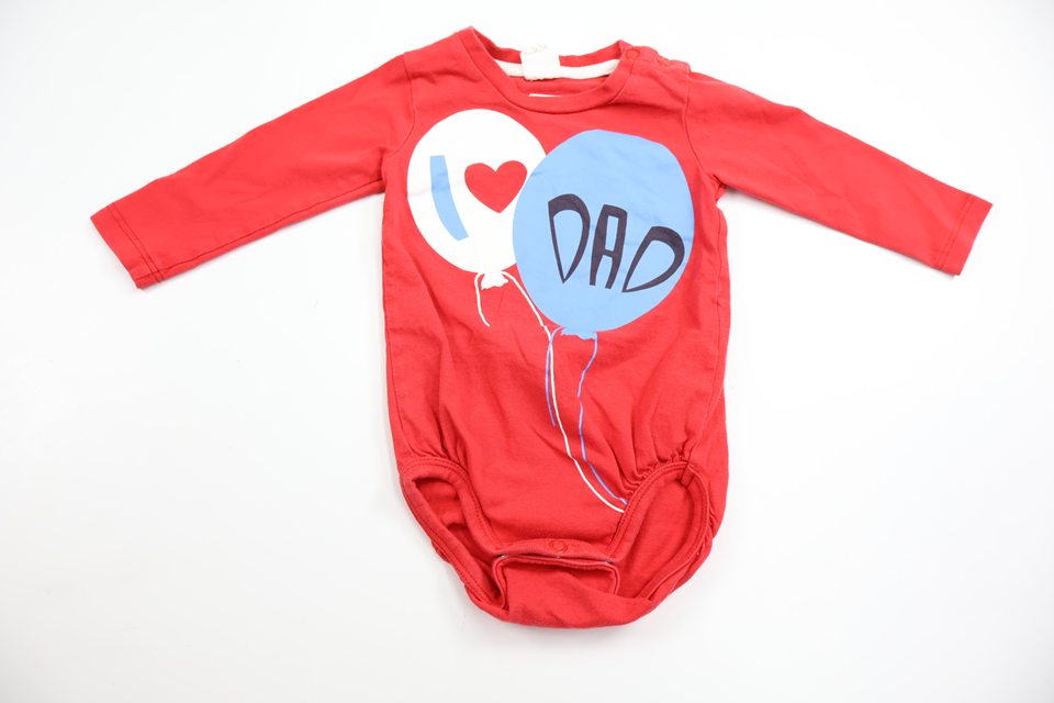 Bodysuit fra H&M - Størrelse 68 - Rød