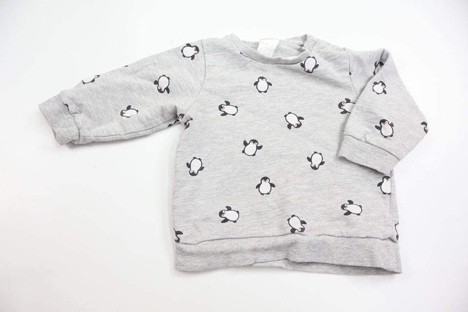 Sweatshirt fra H&M - Størrelse 74 - Grå