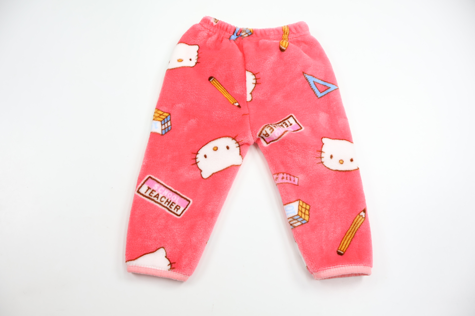Fleecebukser med Hello Kitty fra Ukendt - Størrelse 74 - Rosa