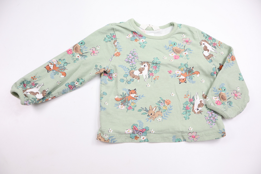 Sweater fra H&M - Størrelse 98/104 - Grøn