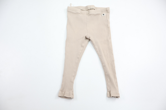 Ribbede bukser fra Lindex - Størrelse 74 - Beige