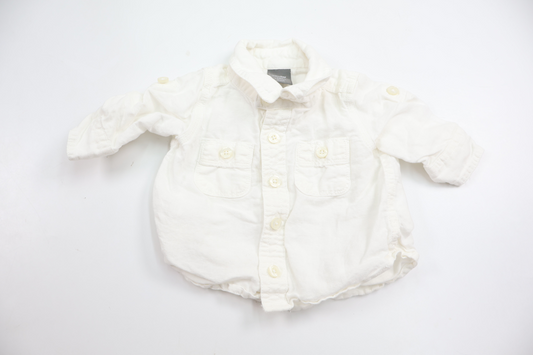 Skjorte fra Baby GAP - Størrelse 56/62 - Hvid