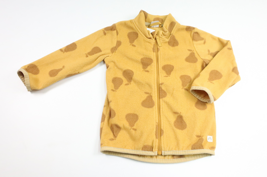 Fleecejakke fra Lindex - Størrelse 92 - Gul
