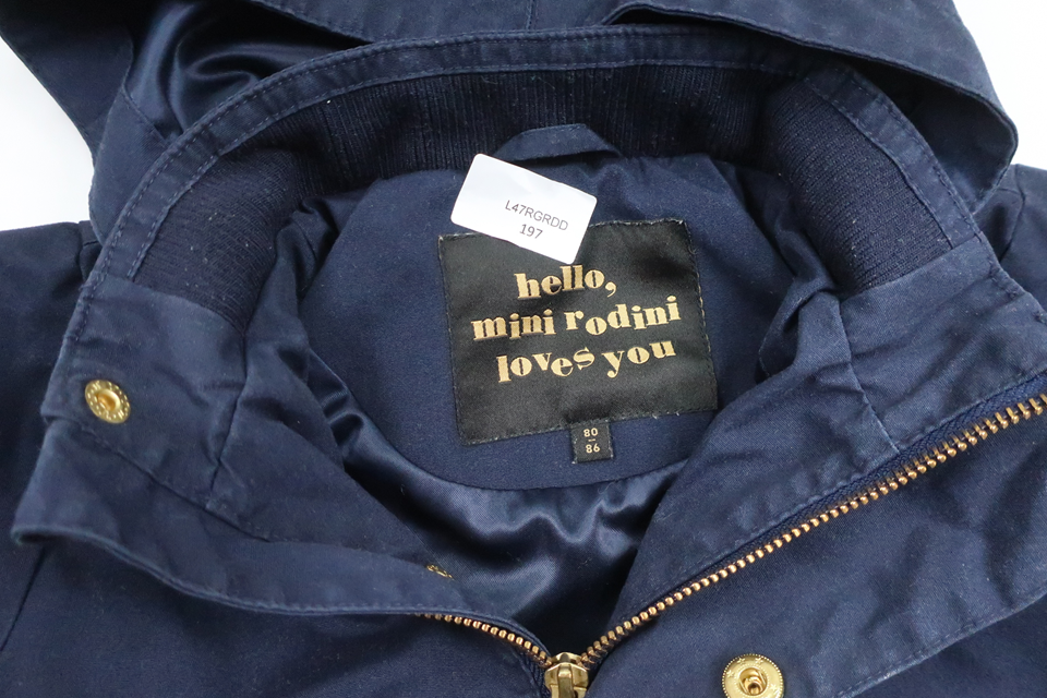 Jakke fra Mini Rodini - Størrelse 80/86 - Marineblå