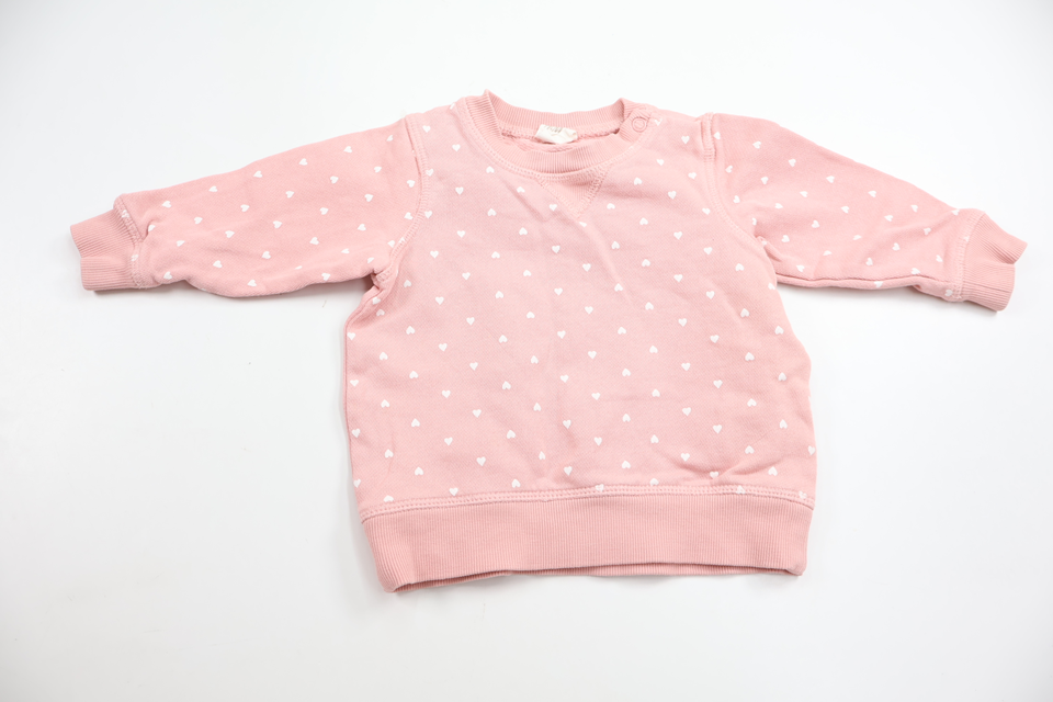 Sweatshirt fra H&M - Størrelse 68 - Lyserød