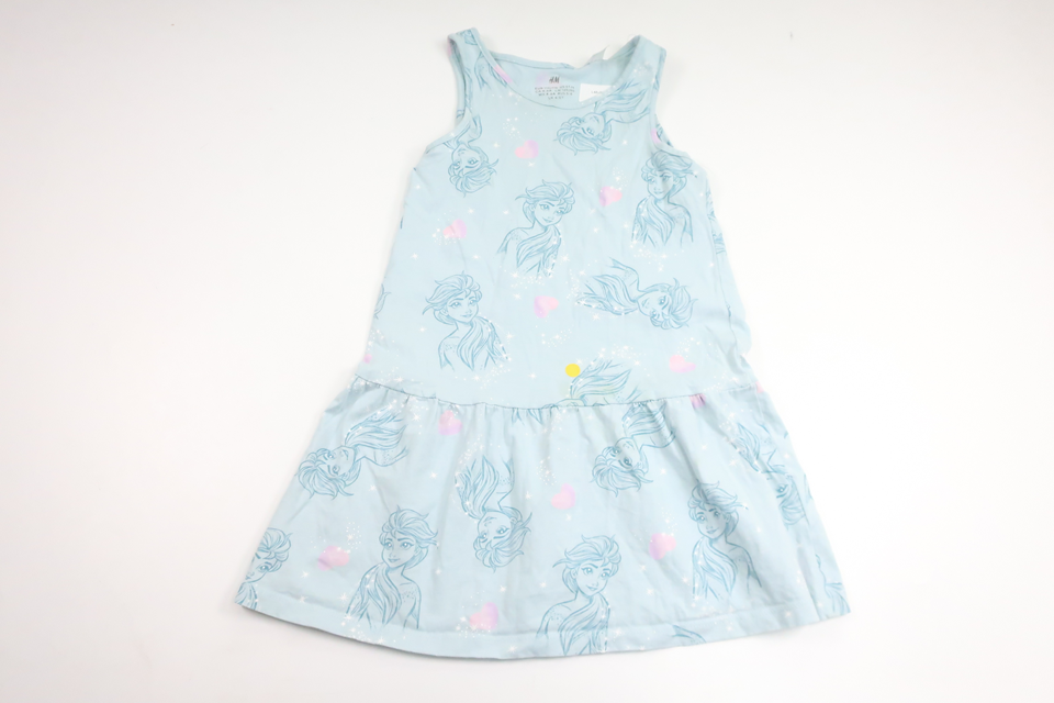 Kjole med Frost fra H&M - Størrelse 110/116 - Blå