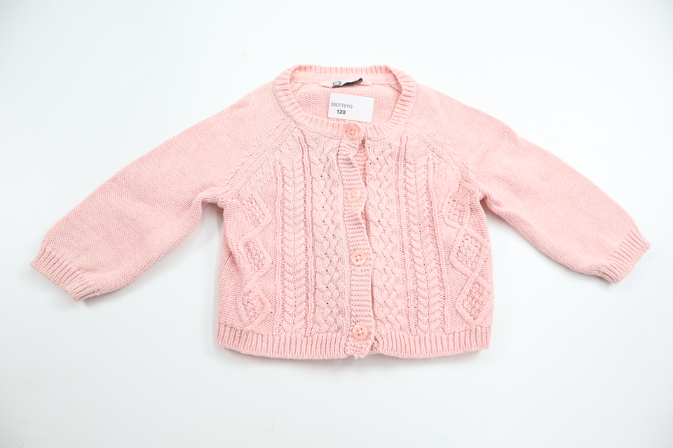 Strikket cardigan fra Cubus - Størrelse 56 - Rosa