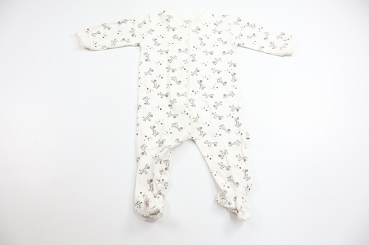 Pyjamas fra Basic U - Størrelse 62 - Hvid