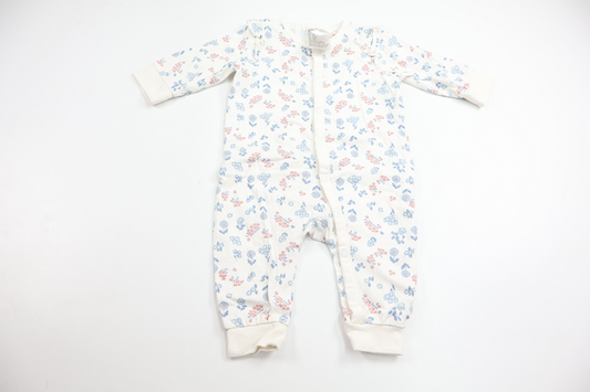 Blomsterpyjamas fra H&M - Størrelse 62 - Off-white