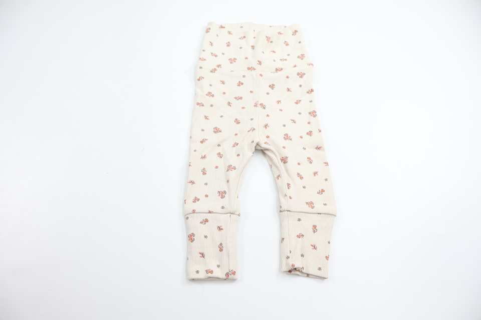 Ribbede bukser fra H&M - Størrelse 56 - Off-white