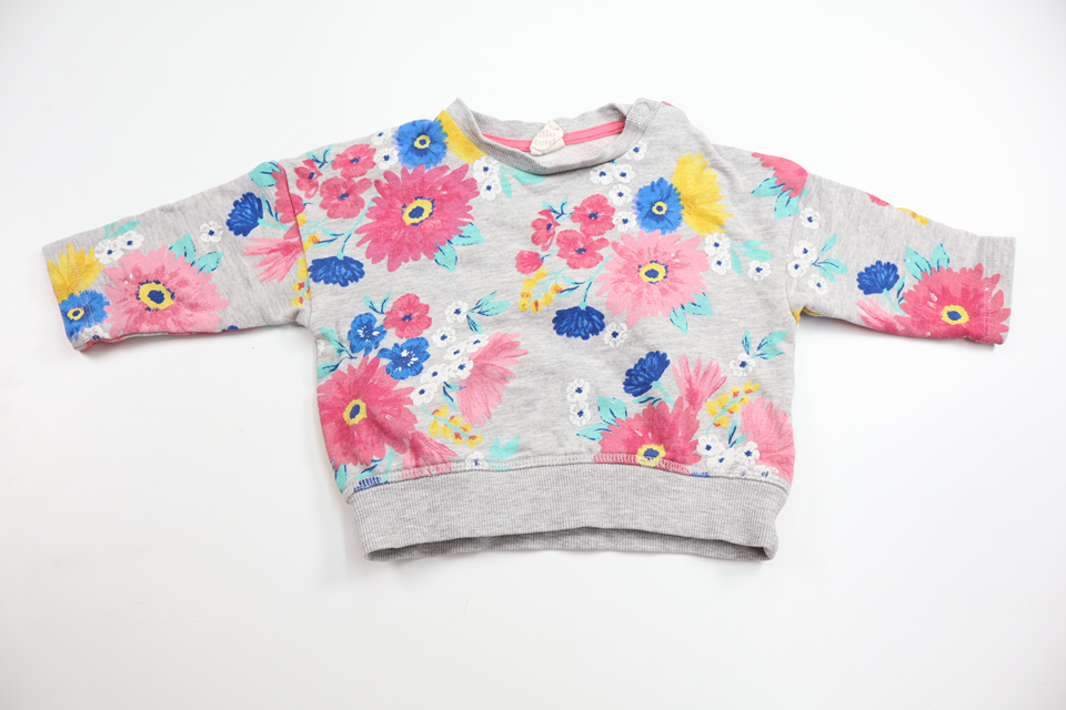 Sweatshirt fra H&M - Størrelse 68 - Grå
