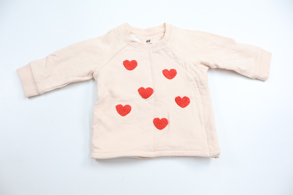 Sweatshirt fra H&M - Størrelse 56 - Lyserød