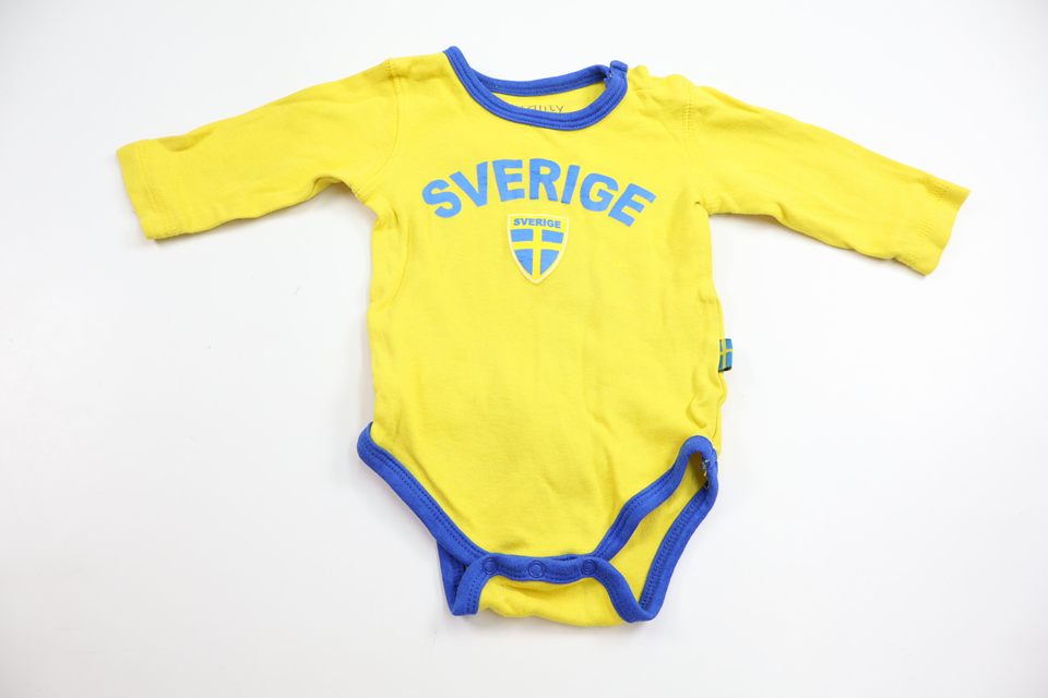 Body fra Vitality - Størrelse 62 - Gul