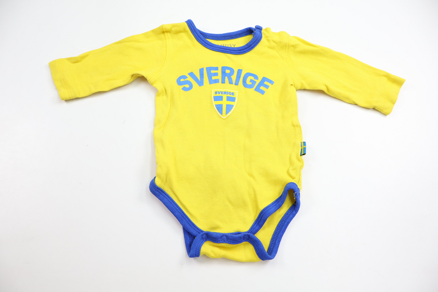 Body fra Vitality - Størrelse 62 - Gul