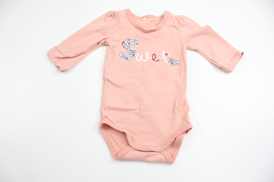 Bodysuit fra Name It - Størrelse 62 - Lyserød