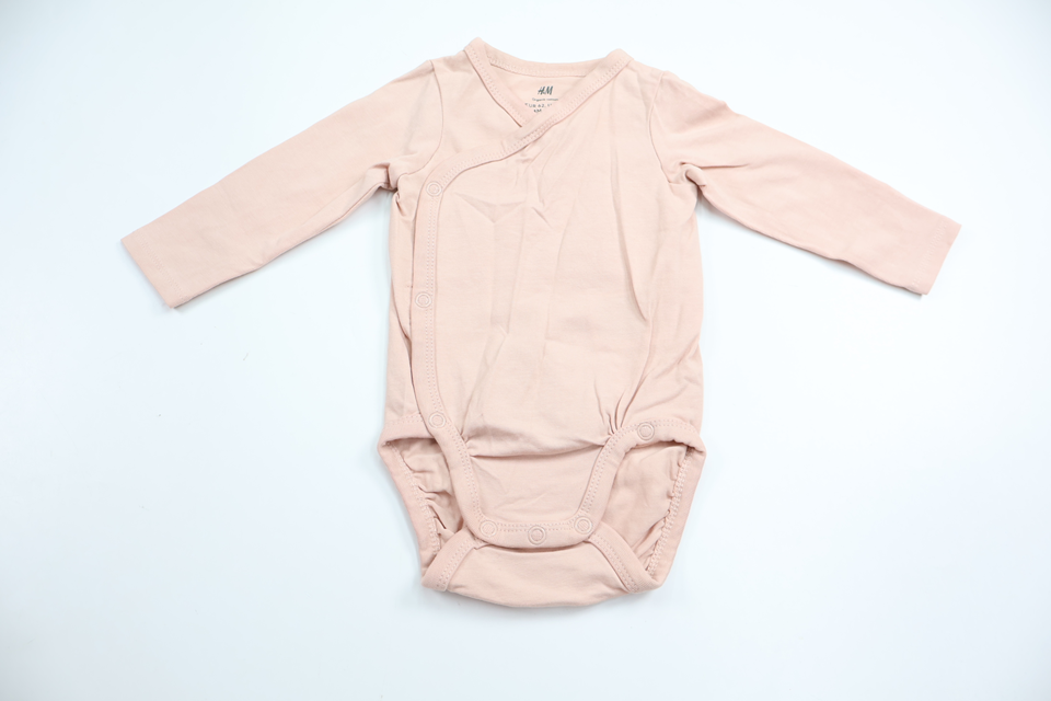 Wrap-body fra H&M - Størrelse 62 - Lyserød