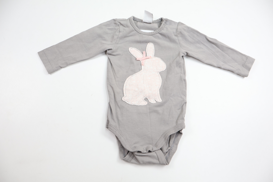 Bodysuit fra Lindex - Størrelse 62 - Grå