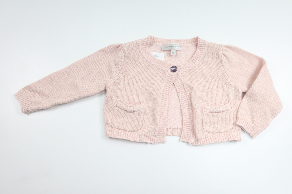 Strikket cardigan fra Kappahl - Størrelse 68 - Lyserød