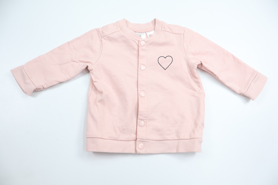 Cardigan fra H&M - Størrelse 62 - Rosa