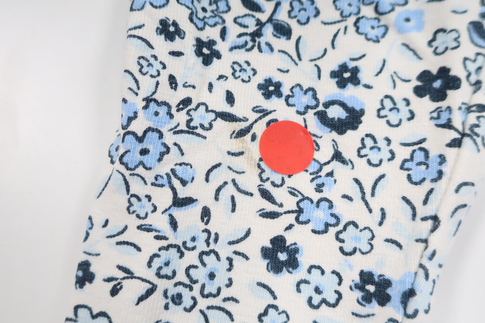 Blomsterleggings fra Primark - Størrelse 68/74 - Hvid