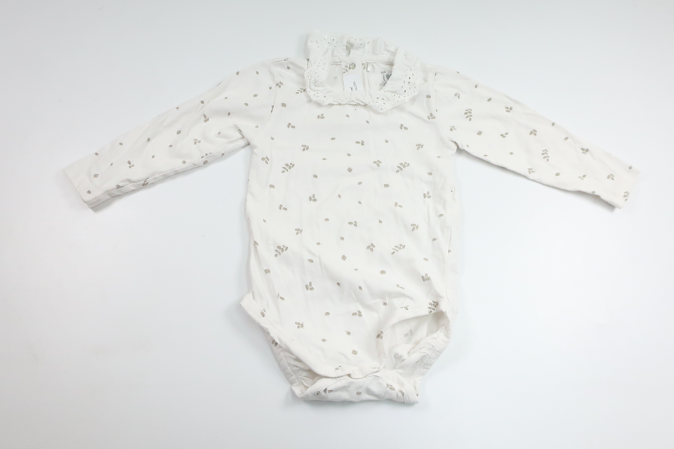 Bodysuit fra ICA I Love Eco - Størrelse 86 - Hvid