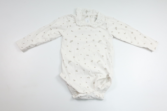 Bodysuit fra ICA I Love Eco - Størrelse 86 - Hvid