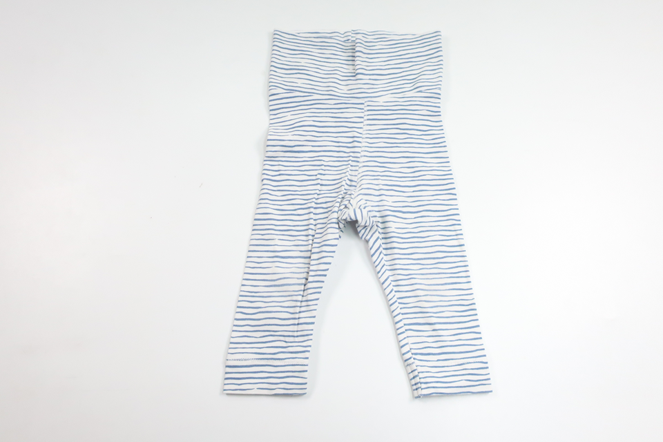 Stribede bukser fra H&M - Størrelse 68 - Hvid