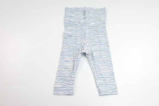 Stribede bukser fra H&M - Størrelse 68 - Hvid