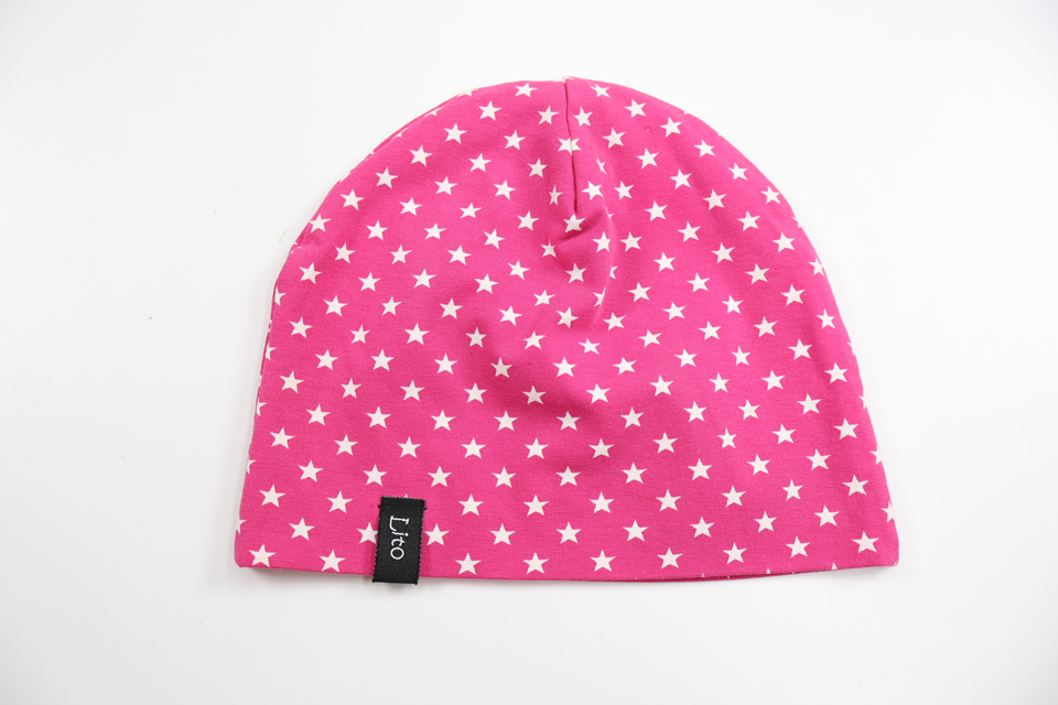 Hue med stjerner fra Lito - Størrelse 92/98 - Rosa
