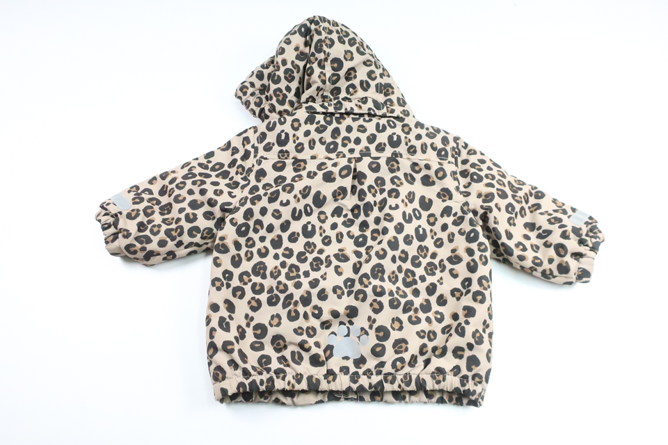 Fleeceforet shelljakke fra Lindex - Størrelse 74 - Beige