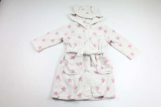 Badekåbe/Sombro med stjerner fra Kappahl - Størrelse 86/92 - Hvid