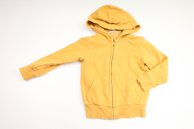 Hættejakke fra H&M - Størrelse 98/104 - Gul