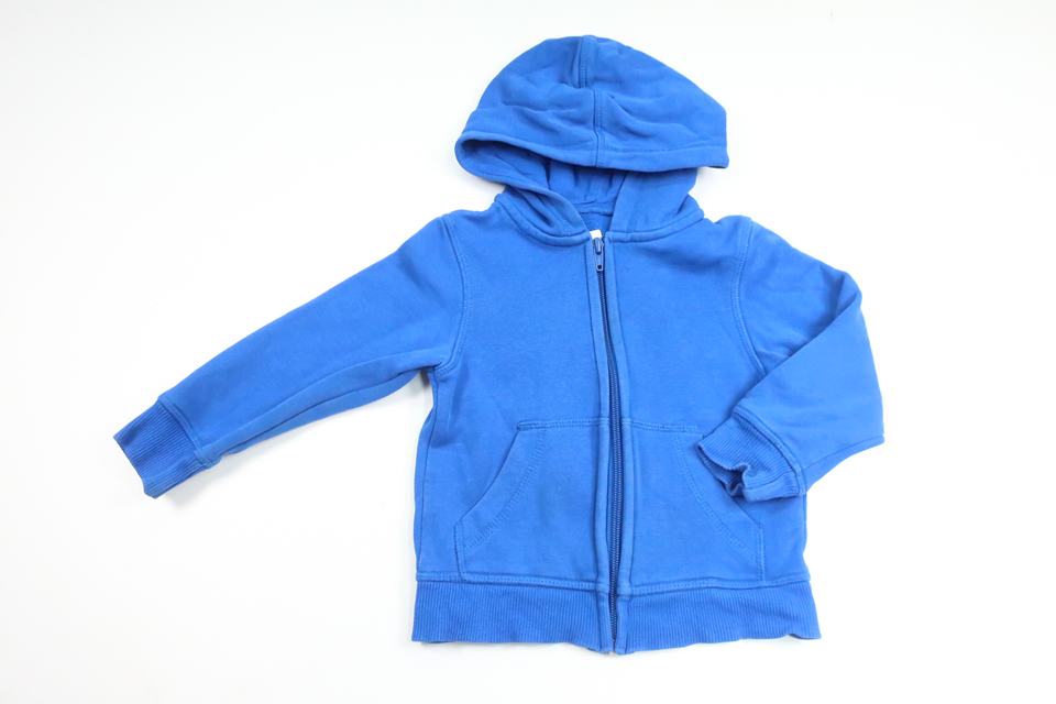 Hættejakke fra H&M - Størrelse 86 - Blå