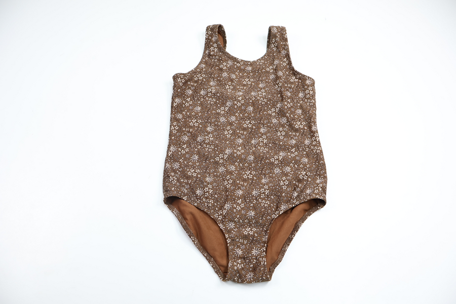 Badedragt fra H&M - Størrelse 122/128 - Brun