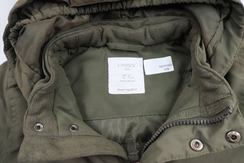 Letforet jakke fra Lindex - Størrelse 92 - Grøn