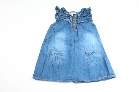 Denimkjole fra Kappahl - Størrelse 74 - Denim