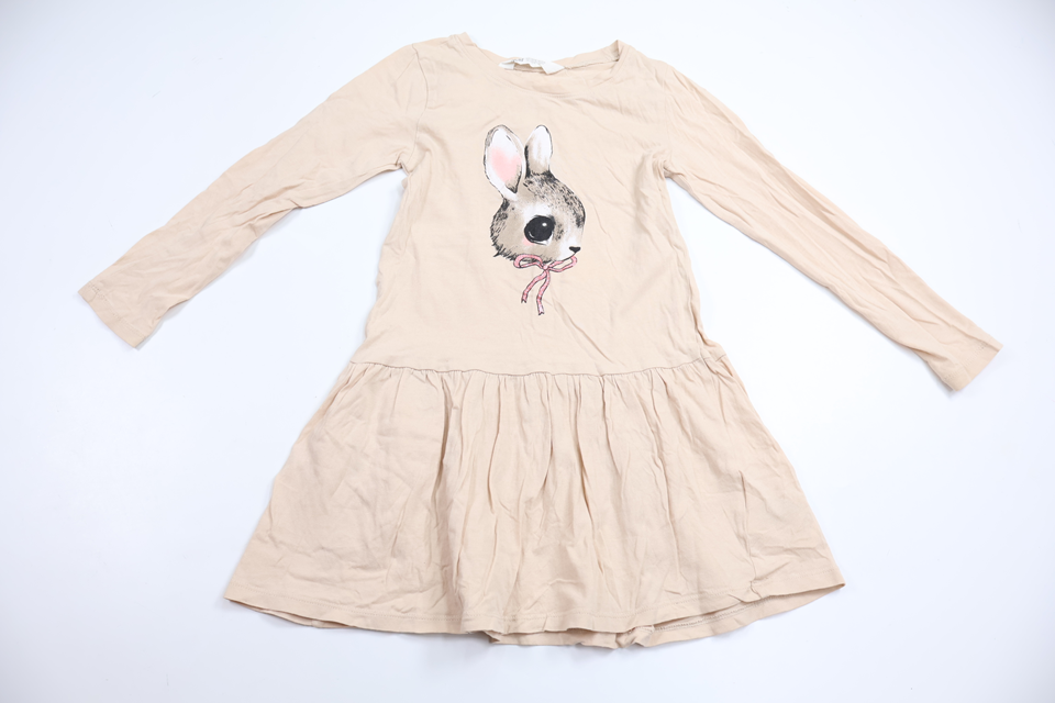 Klänning från H&M - Storlek 110/116 - Beige