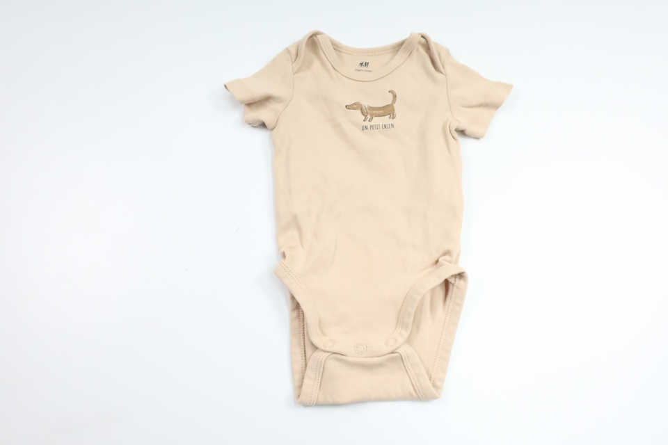 Bodysuit fra H&M - Størrelse 62 - Off-white