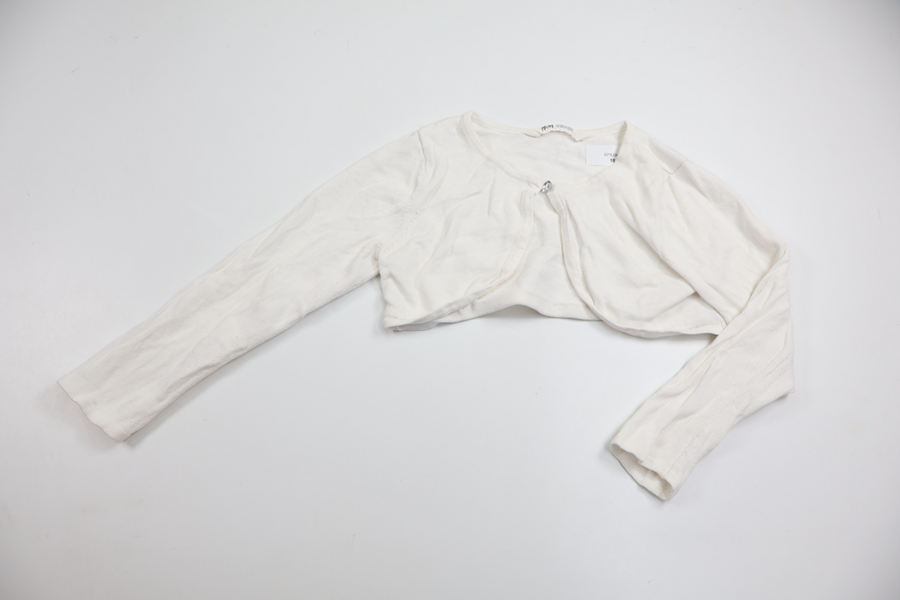 Bolero fra H&M - Størrelse 110/116 - Hvid