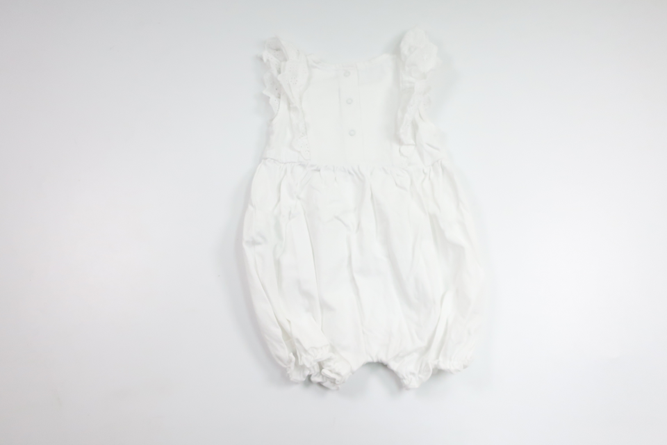 Heldragt fra Next - Størrelse 62/68 - Hvid