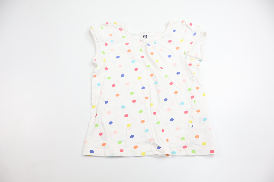Prickig tröja från H&M - Storlek 110/116 - Vit