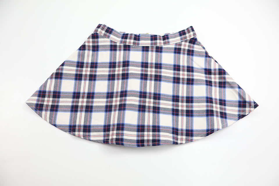 Rutig kjol från H&M - Storlek 110 - Blå