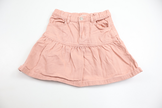 Denimnederdel fra H&M - Størrelse 110 - Lyserød