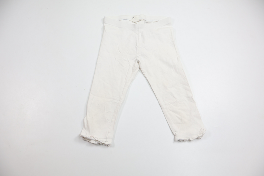 Korte leggings fra H&M - Størrelse 110 - Hvid