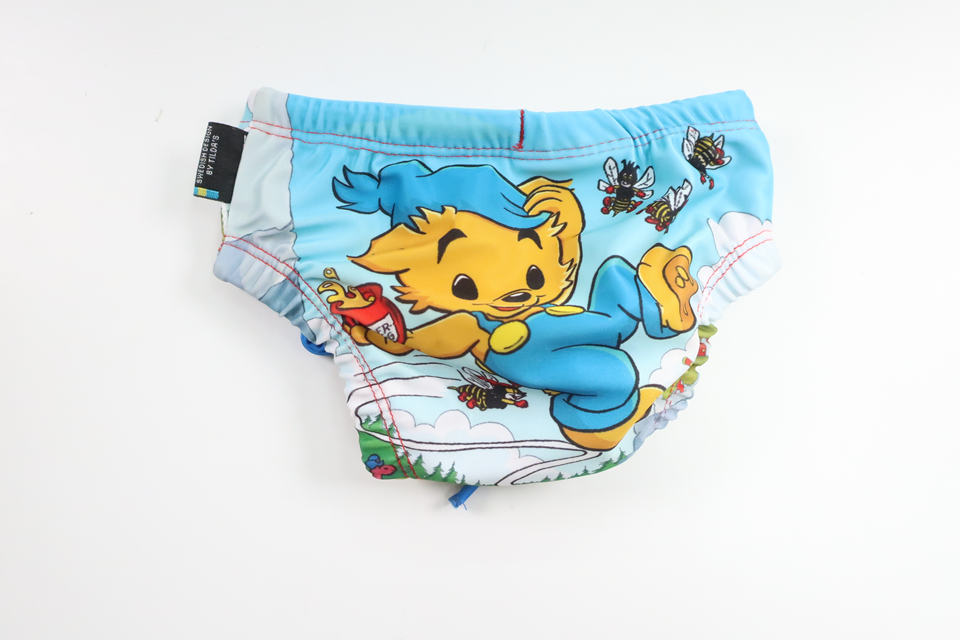 Badeble med bamse fra Swimpy - Størrelse 62/68 - Multifarvet