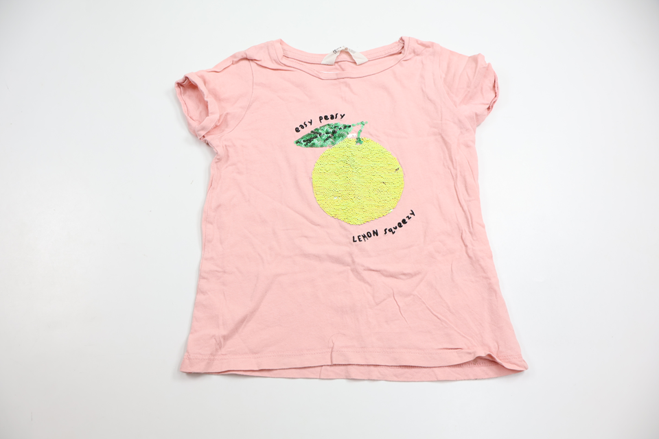 Tröja med vändbara paljetter från H&M - Storlek 110/116 - Rosa