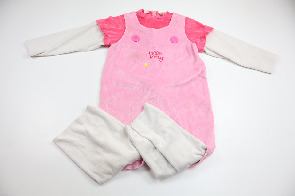 Jumpsuit Hello Kitty med mask från Sanrio - Storlek 116 - Rosa