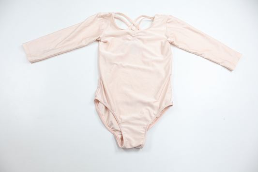 Dansedragt/body fra H&M - Størrelse 122/128 - Rosa