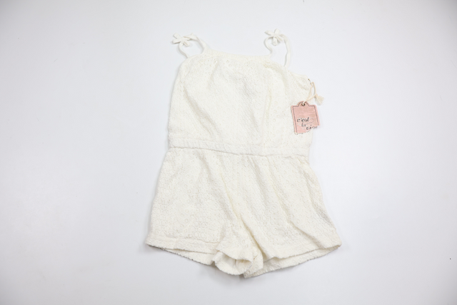 Jumpsuit fra C'est La Vie - Størrelse 110/116 - Råhvid