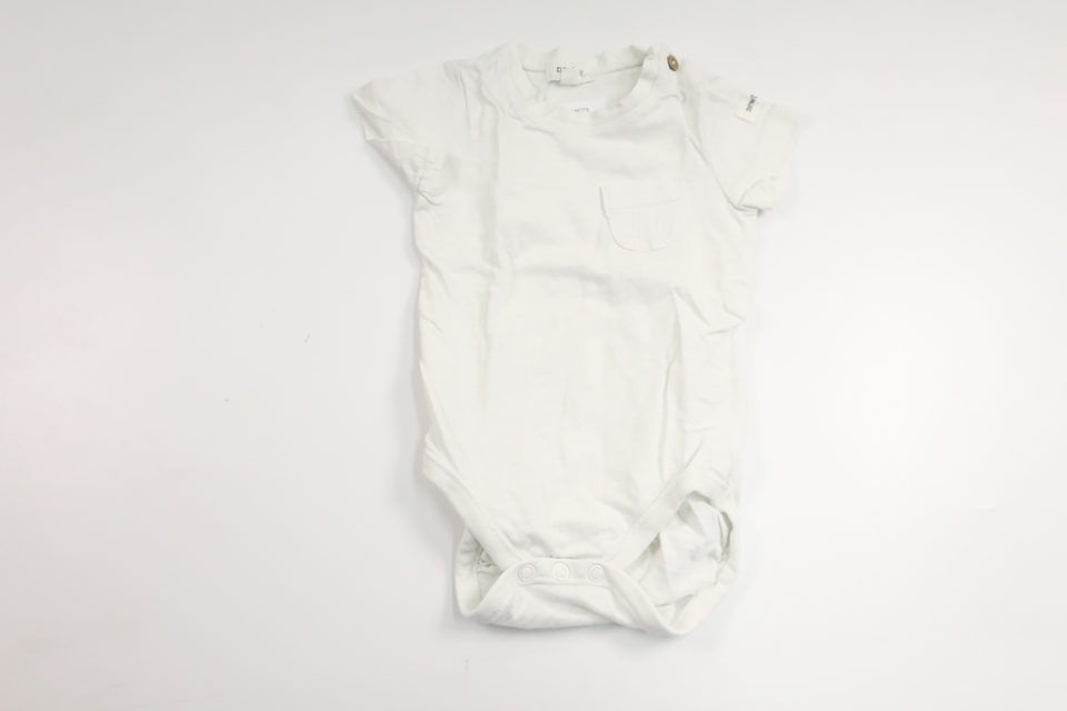 Bodysuit fra Newbie - Størrelse 62 - Hvid